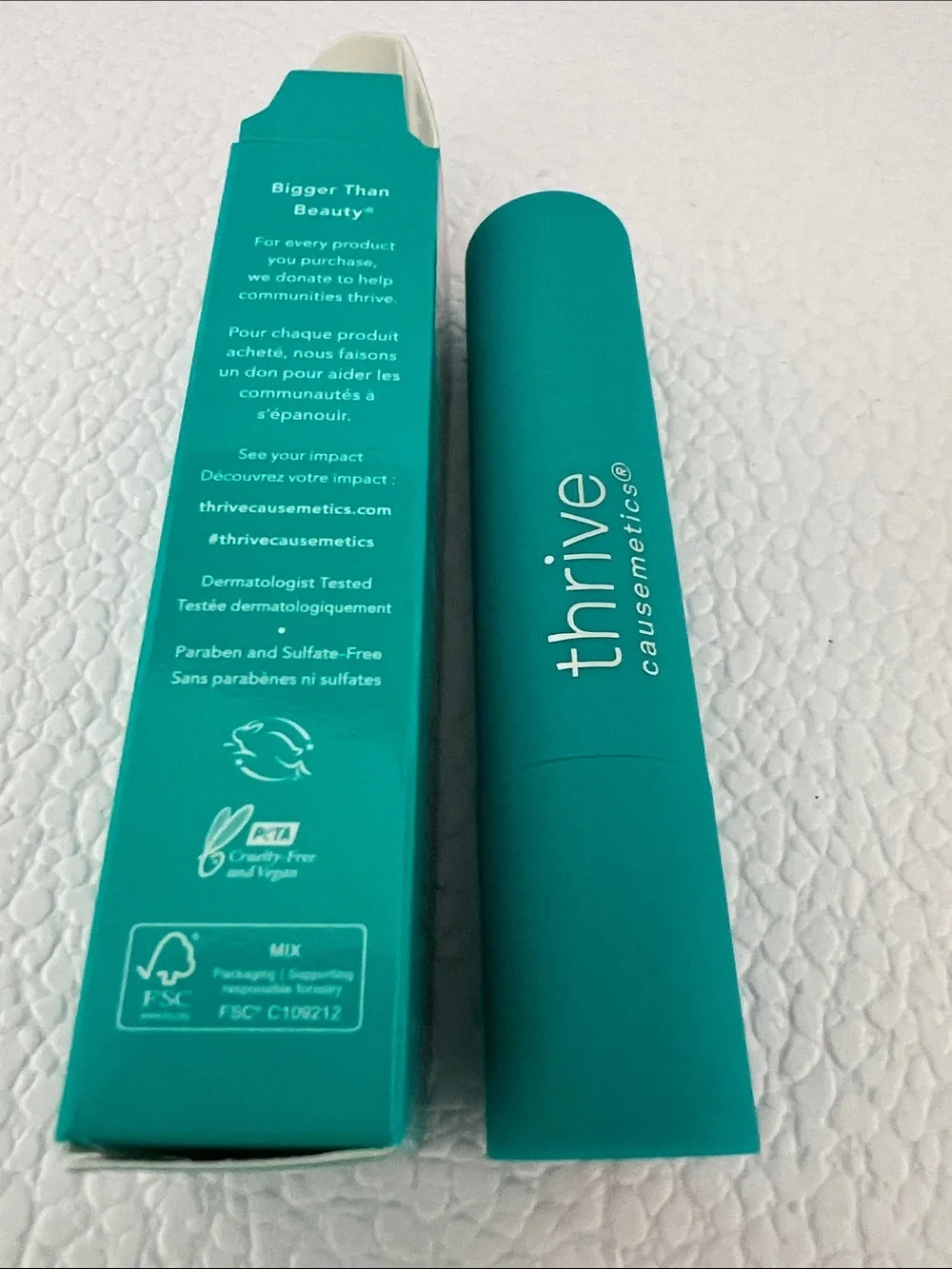 Thrive Sheer Strength Moisturizing Matte Lip Tint in Dr. Elizabeth - petal pink